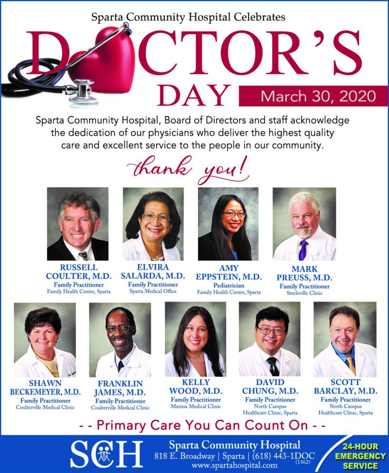 Sparta Community Hospital Celebrates Doctor’s Day Sparta Community