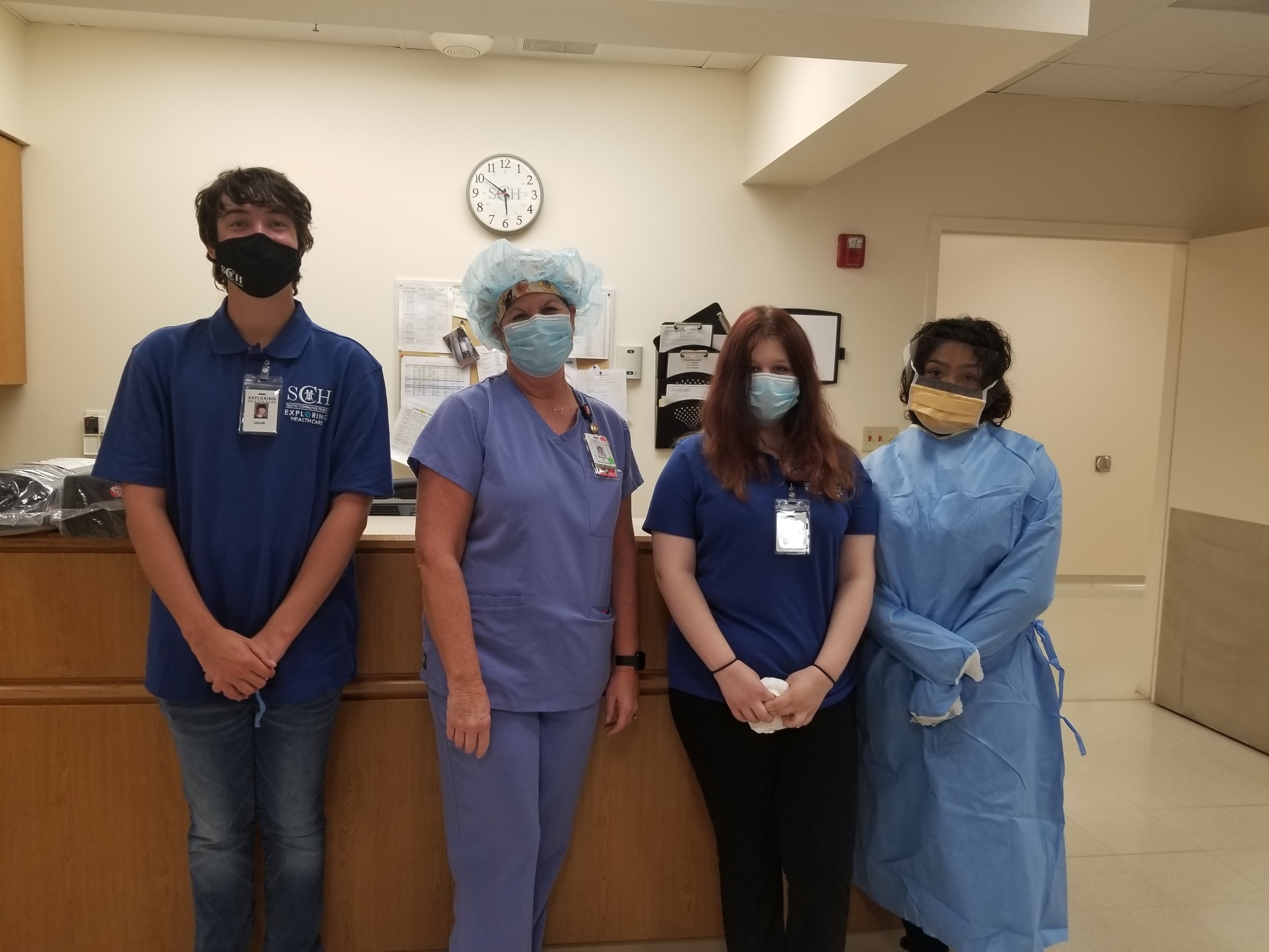 SCH Student Explorers Experience Surgical Services | Sparta Community ...