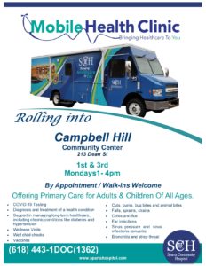 Mobile Clinic Hours Campbell Hill @ Campbell Hill Community Center