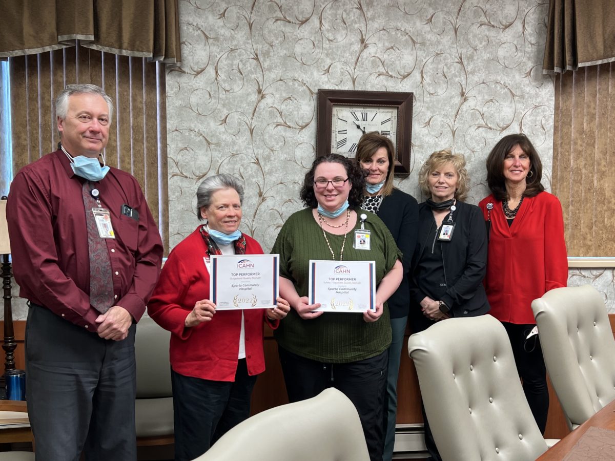 SPARTA COMMUNITY HOSPITAL HONORED FOR EXCELLENCE IN QUALITY OF CARE